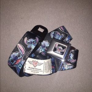 Stitch seatbelt buckle belt